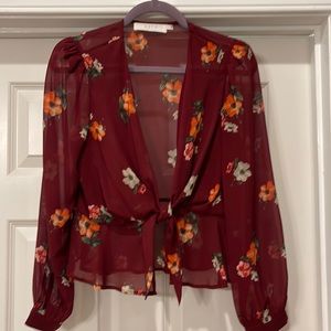 ASTR Floral Blouse